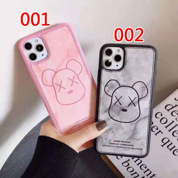 KAWS  iphone12mini/12pro maxケースファッション セレブ愛用 iphone xr/xs maxケース 激安ins風 iphone11/11promax/8plus/se2ケースかわいいジャケット型 2020 iphone12ケース 高級 人気