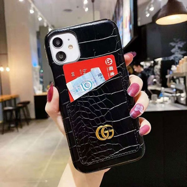 Gucci ペアお揃い 蛇紋 ブランド iphone12/12mini/12pro/12 pro maxケース グッチ セレブ愛用 レザー バッグ型 カード入れ 激安 アイフォン12/xr/xs max/8plus/11proカバー ファッション レディース 