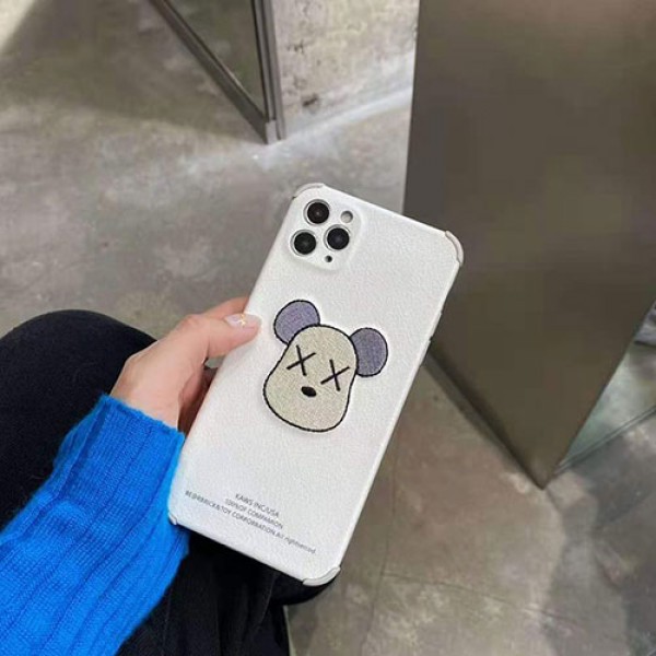 KAWS ブランド iphone12/12mini/12pro/12pro maxケース 経典 ins風 かわいい アイフォン12/xs/11/8 plusケース おまけつき ファッション メンズ レディース