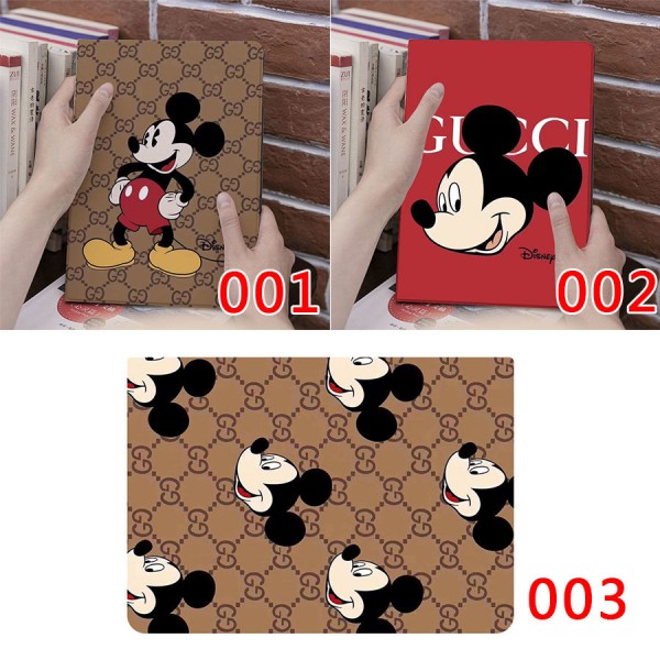 グッチgucci disney  Ipad 8/7 世代ディズニーコラボ ipad air4 2020ケース ブランド メンズ レディースipad mini 4/5カバー ipad 5/6 9.7インチ 激安 すべてのipad機種対応iPad ミニ5/4/3/2/1手帳型カバー ブランドパロディ・レプリカ日本未入荷iPad Proケース 9.7インチ 2018/2017