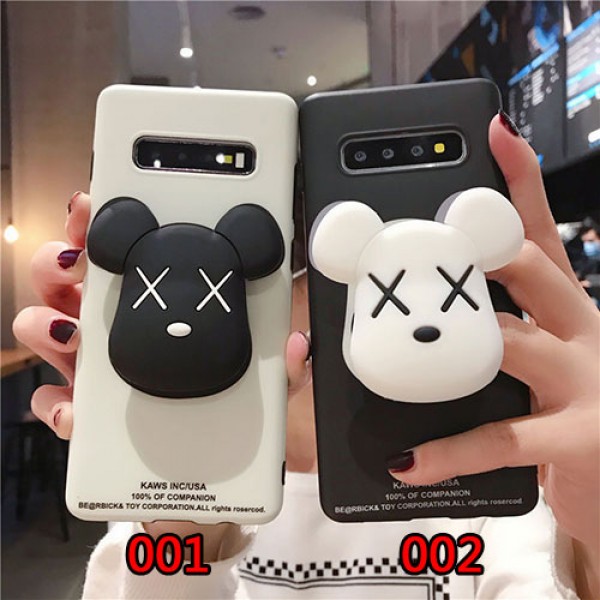 KAWS galaxys20/ note10 s10/s9 plusケース ビジネス ストラップ付きシンプル iPhone 11/11Pro max/12ケース ジャケットins風  Galaxy s10/s20+/s20 ultraケースケース かわいいレディース アイフォンiphone xs/11/8 plusケース おまけつき