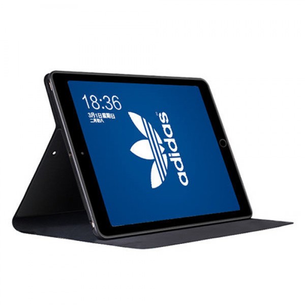 Adidas/アディダス ipad8 air4 pro 9.7/11inch 2020ケース ブランド メンズ レディースアイパッドエア1/2/3ケース 横開きiPad Proケース 9.7インチ 2018/2017新型 iPad pro 9.7 11 12.9インチケース ブランド　 2020/2018/2017  ブランドパロディ・レプリカ