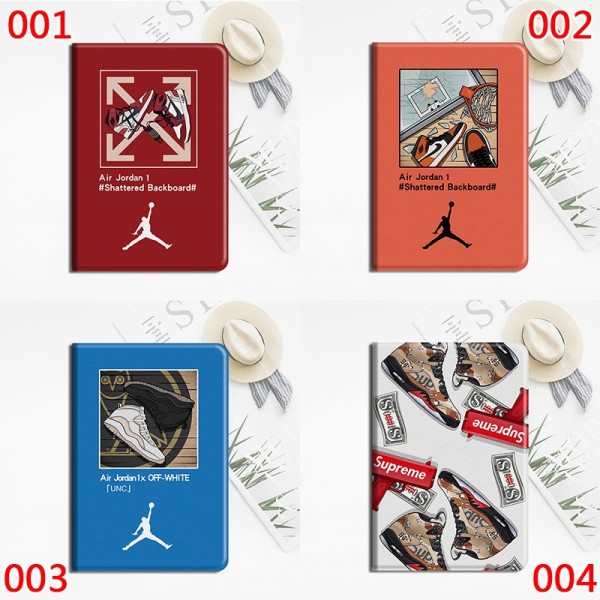 Jordan Supreme アイパッドエア1/2/ケース 横開きipad air4 mini 4/5カバー ipad 8 10.2インチ 激安 すべてのipad機種対応モノグラム ダミエ アイパッド  Off-White手帳型ブラント iPad Air 10.5インチケース  コピー