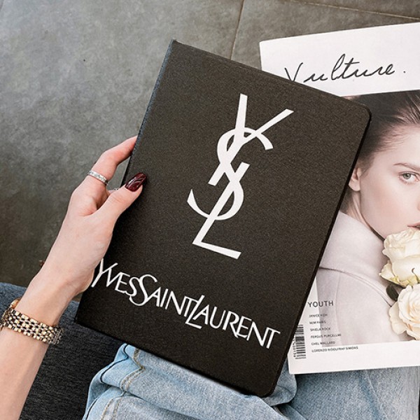 YSL/イブサンローラン アイパッドエア1/2/3/4ケース 横開きモノグラム ダミエ アイパッド 6/5/4/3/2ケース 手帳型ブラント iPad8 Air 10.5インチケース  コピーアイパッド プロ2020ケース 激安 オーダーメイド