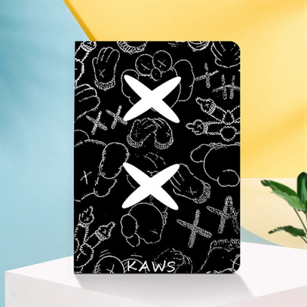 Kaws ipad air4 mini 4/5カバー ipad 8 10.2インチ 激安 すべてのipad機種対応モノグラム ダミエ アイパッド 6/5/4/3/2ケース 手帳型iPad Proケース 9.7インチ 2018/2017新型 iPad pro 9.7 11 12.9インチケース ブランド　