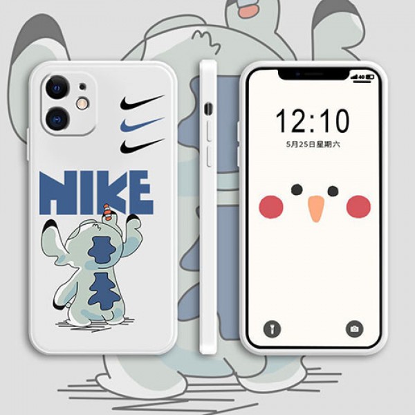 Nike/イキ ブランド iphone12/12pro maxケース かわいいペアお揃い アイフォン2 iphone 11/xs/x/8/7ケースシンプル 2 ジャケットレディース アイフォiphone12/xs/11/8 plusケース おまけつき