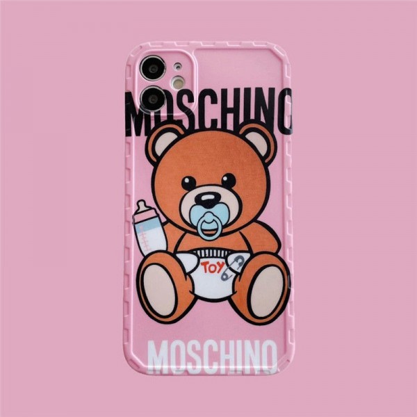 Moschino 個性潮 iphone12/12pro maxケース ファッションメンズ iphone x/xr/xs/xs max/8/se2ケース 安いジャケット型 2020 iphone12ケース 高級 人気モノグラム iphone12mini/11proケース ブランド