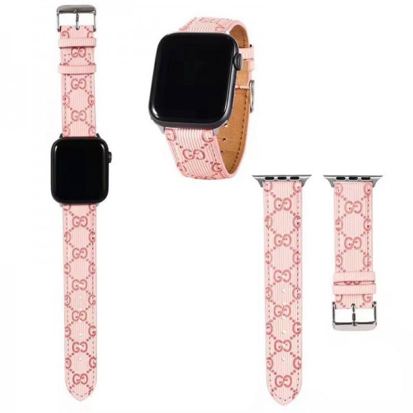 Gucci/グッチ Apple Watch 6/5/4/3ベルト 交換用アップルウォッチ6/se 2020 バンド ブランド レディースバンド 女性 人気かわいい 38mm/40mm/42mm/44mm