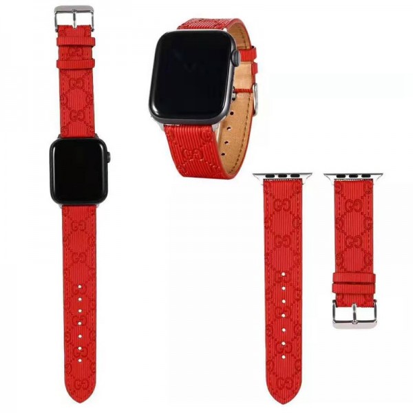 Gucci/グッチ Apple Watch 6/5/4/3ベルト 交換用アップルウォッチ6/se 2020 バンド ブランド レディースバンド 女性 人気かわいい 38mm/40mm/42mm/44mm