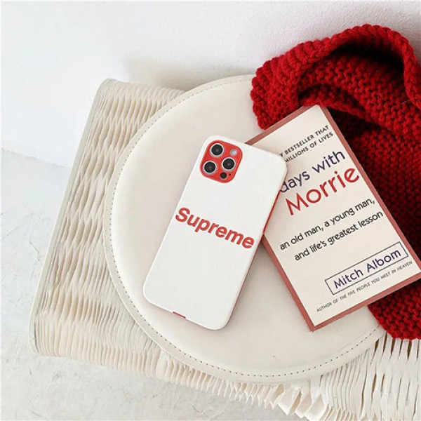 Supreme/シュプリーム iphone12mini/12promaxケース ビジネス ストラップ付きiphone xr/xs max/8plus/11proケースブランドモノグラム iphone12/11pro maxケース ブランド