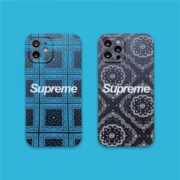 Supreme/シュプリーム ペアお揃い アイフォン12mini/12 pro maxケース  ビジネス ストラップ付きiphone 11/xs/x/8/7ケース大人気 iphone 12ケース ファッション