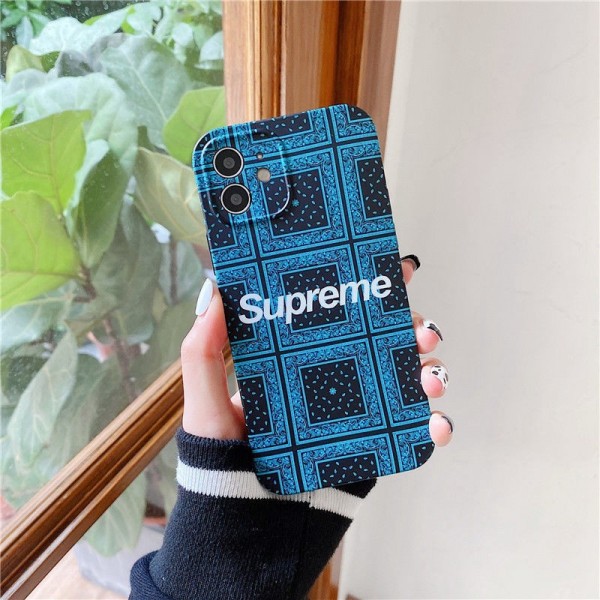 Supreme/シュプリーム ペアお揃い アイフォン12mini/12 pro maxケース  ビジネス ストラップ付きiphone 11/xs/x/8/7ケース大人気 iphone 12ケース ファッション