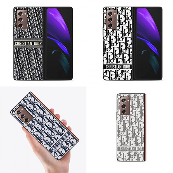 ディオールブランドGalaxys Z Flip /Z Fold2/W21 折りたたみ保護ケースギャラクシ Galaxy Fold/W20/F9000ケースレザー製Diorジャケット型折りたたみスマホケースSamsungゼットフリップおしゃれ経典ブランド風オーダーメイ SM-F7000ドケース芸能人愛用  メンズ レディーズ