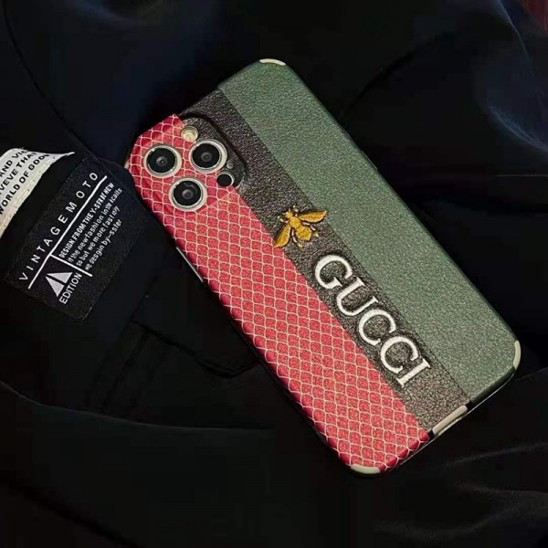 Gucciブランド交換用人気iphone 13/12S/12/12 pro/12 miniケースファッション刺繍革製 セレブ愛用ジャケット型アイフォン12 pro max/11/11 pro/11 pro max/se2 個性モノグラムグッチブランド激安IphoneX/XS/XR/8/7ケー四角保護HUAWEI P40ケース経典芸能人愛用 メンズ レディーズ