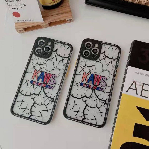 KAWS ブランド iphone12/12mini/12pro/12pro maxケース アイフォン12/xs/11/8 plusケース おまけつき ファッション メンズ レディース