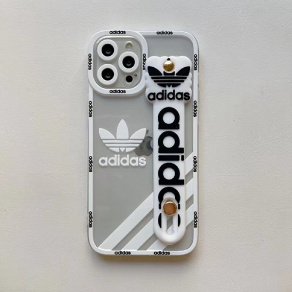 Adidas/アディダスブランドiphone13/13mini/13promaxケース運動風ジャケット型激安アイフォン12/12mini/12Promax透明カバー人気シリコン製モノグラムIPHONE11/11promax/X/XR保護ケース個性腕バンド付きホルダー対応可携帯便利IPHONE SE2/8/7カバー芸能人愛用 メンズ レディーズ 