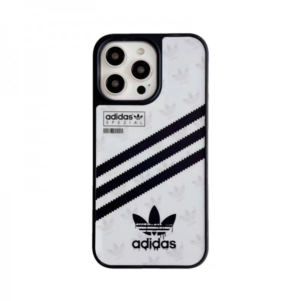 Adidas アディダスブランドiphone 14 plus 15 pro maxケースiphone 15/14 pro/15 pro max xs/8/7 plusカバー ストラップ付 カード入れ韓国風セレブ愛用 iphone 15 アイフォン 15 14 13pro maxケース ジャケットスマホケース コピーiphone14/13 pro max スマホケース コピー