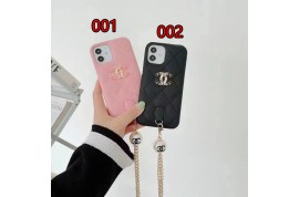 シャネル chanel iphone 14 maxケースレディースガラス型チェーン型