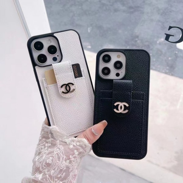 Chanel シャネルブランドiphone 15 plus 14 pro maxケースiphone 15/14 proカバー ストラップ付 カード入れsamsung s22 s23 ultraケースカバースタンド付きgalaxy s23 ultra plus s22スマホケース コピー