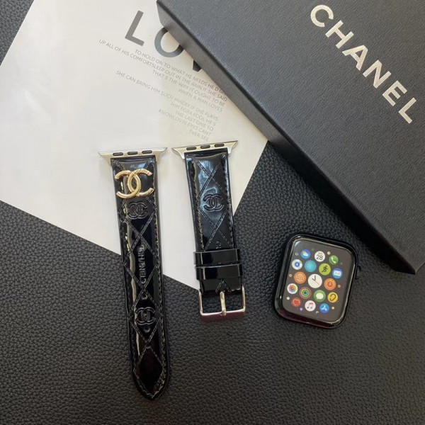 Chanel シャネルアップルウォッチ9 Ultra 49mmバンドアップルウォッチ9バンドベルトアップルウォッチ7/8/9ベルトビジネスマン用高級Apple Watch9/8/7ブランドバンド本革