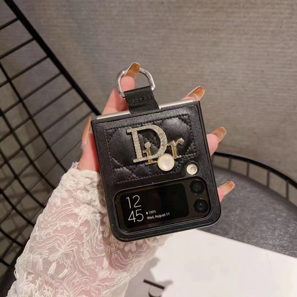 Dior ディオール折り畳み可ギャラクシー z fold5 4 3ケース 革製galaxy fold5 4 3 2ケースカバースタンド付き韓国風セレブ愛用 galaxy z flip 5 4 3ケース ジャケットスマホケース コピーセレブ愛用全機種対応ハイブランドケース パロディ