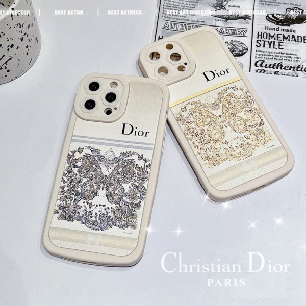 Dior ディオールiphone 16/14 pro/15 pro max xs/8/7 plusカバー ストラップ付 カード入れiphone 14 15 16 plusケースカバースタンド付きセレブ愛用全機種対応ハイブランドケース パロディiphone16 15 14/13 pro max スマホケース コピー