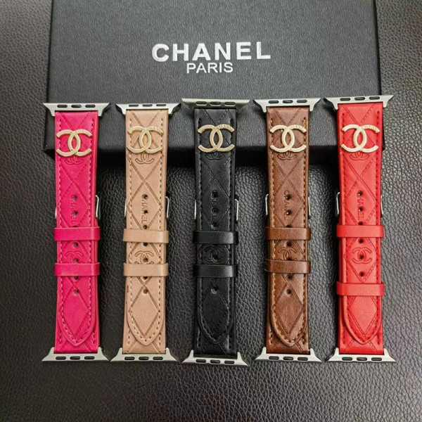 Chanel シャネル Gucci グッチアップルウォッチ9バンドベルトアップルウォッチ7/8/9ベルトアップルウォッチ9/8/7/6/Se 2022 バンド 38/40/41/42/44/45/49cm 女性ビジネスマン用高級Apple Watch9/8/7ブランドバンド本革