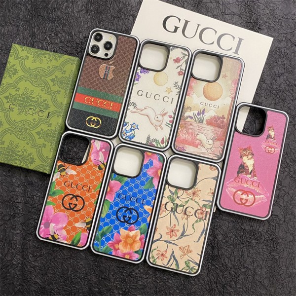 Gucci グッチブランドiphone16 15 plus 14 pro maxケースsamsung s22 s23 ultra s24ケースカバースタンド付きセレブ愛用全機種対応ハイブランドケース パロディgalaxy s24 s23 ultra plus s22スマホケース コピー