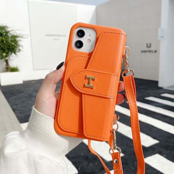 Ｈermes/エルメスブランドiphone13/13mini/13promaxケース女性向け激安コピーバック型アイフォン12/ 12mini/12 pro maxカバー革製ストラップ付き携帯便利IPHONE11/11PROMAXケース防塵ショルダー質感カバー落下保護iphone X/XR/8/7スマホケース 韓国風メンズレデイーズ芸能人愛用