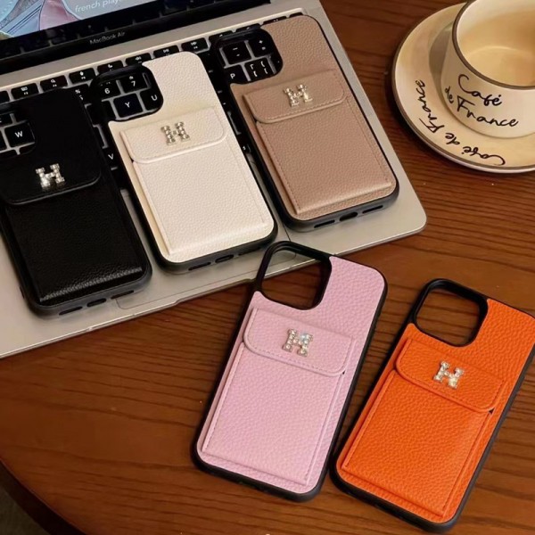 Hermes エルメスブランドiphone 14 plus 15 pro maxケースiphone 15/14 pro/15 pro max xs/8/7 plusカバー ストラップ付 カード入れiphone 14 15 plusケースカバースタンド付き韓国風セレブ愛用 iphone 15 アイフォン 15 14 13pro maxケース ジャケットスマホケース コピー