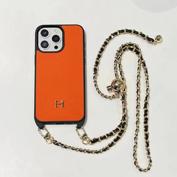 Hermes エルメスブランドiphone 14 plus 15 pro maxケースハイブランド アイフォン15 14+ 13 pro max レディースメンズ激安iphone 15/14 pro/15 pro max xs/8/7 plusカバー ストラップ付 カード入れiphone14/13 pro max スマホケース コピー