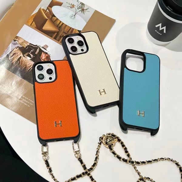 Hermes エルメスブランドiphone 14 plus 15 pro maxケースハイブランド アイフォン15 14+ 13 pro max レディースメンズ激安iphone 15/14 pro/15 pro max xs/8/7 plusカバー ストラップ付 カード入れiphone14/13 pro max スマホケース コピー