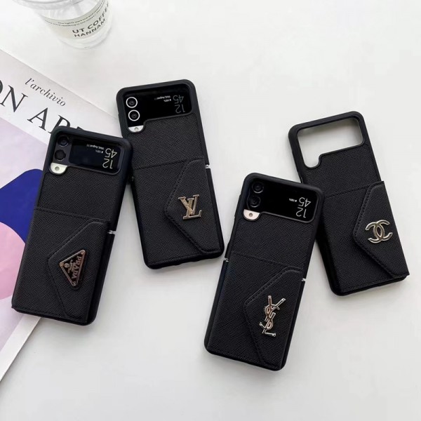 YSL/CHANEL/LV/PRADA ブランド galaxy z flip4/3/z fold4/3ケース かわいい 折りたたむ 保護 セレブ愛用 激安 ギャラクシースマホケース ブランド LINEで簡単にご注文可モノグラム ファッション