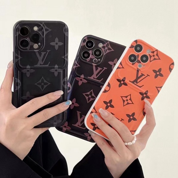 Lv ルイヴィトンブランドiphone 14 plus 15 pro maxケースiphone 14 15 plusケースカバースタンド付きセレブ愛用全機種対応ハイブランドケース パロディiphone14/13 pro max スマホケース コピー