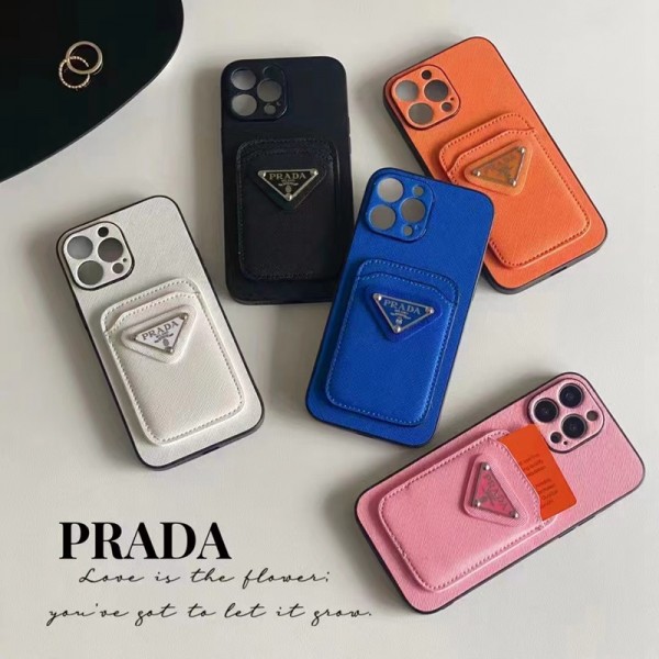 Prada プラダブランドiphone 14 plus 15 pro maxケースハイブランド アイフォン15 14+ 13 pro max レディースメンズ激安iphone 15/14 pro/15 pro max xs/8/7 plusカバー ストラップ付 カード入れ韓国風セレブ愛用 iphone 15 アイフォン 15 14 13pro maxケース ジャケットスマホケース コピー