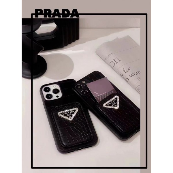 Prada プラダブランドiphone 14 plus 15 pro maxケースおしゃれiphone 15 2023 14 13 12 xr xs 8/7 plusケース 手帳型バッグ型iphone 15/14 pro/15 pro max xs/8/7 plusカバー ストラップ付 カード入れ韓国風セレブ愛用 iphone 15 アイフォン 15 14 13pro maxケース ジャケットスマホケース コピー