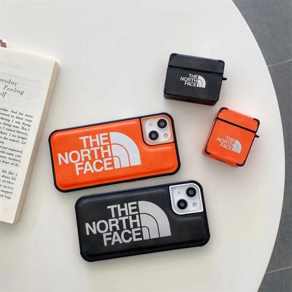 the north face ノースフェイス ペア airpods pro2 3/2/1 pro 革製ケースカバー iphone 13 14ケース 韓国風激安 ジャケットスマホケース コピー