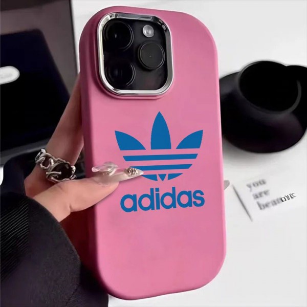 Adidas アディダスブランドiphone 16 14 plus 15 pro maxケースハイブランド アイフォン16 15 14+ 13 pro max レディースメンズ激安iphone 16/14 pro/15 pro max xs/8/7 plusカバー ストラップ付 カード入れiphone 14 15 16 plusケースカバースタンド付き