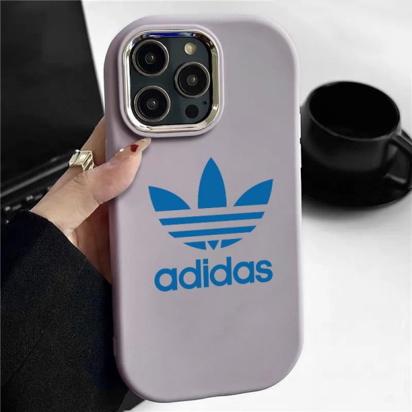 Adidas アディダスブランドiphone 16 14 plus 15 pro maxケースハイブランド アイフォン16 15 14+ 13 pro max レディースメンズ激安iphone 16/14 pro/15 pro max xs/8/7 plusカバー ストラップ付 カード入れiphone 14 15 16 plusケースカバースタンド付き