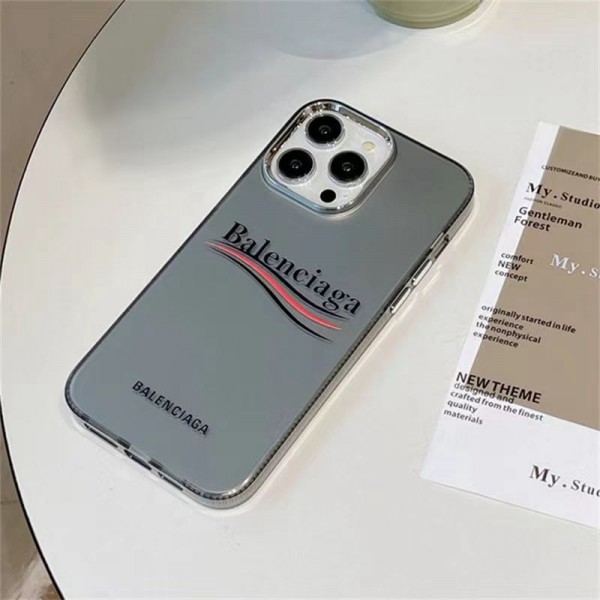 バレンシアガハイブランド アイフォン15 14+ 13 pro max レディースメンズ激安Balenciaga iphone 14 15 plusケースカバーハイブランドケース パロディiphone14/13 pro max スマホケース コピー