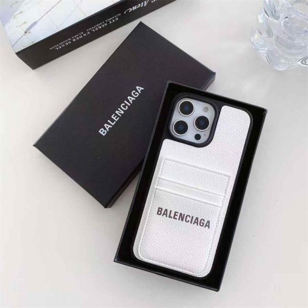 Balenciaga バレンシアガおしゃれiphone 17 air 16  pro max 15 14 13 12 ケース 手帳型バッグ型iphone 17Pro/16/14 pro/15 pro max 16 plus カバー ストラップ付 カード入れiphone16 17 pro air 14 15 16 plusケースカバースタンド付きセレブ愛用全機種対応ハイブランドケース パロディ