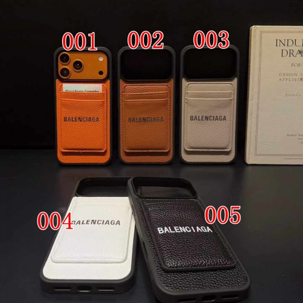 Balenciaga バレンシアガiphone 17Pro/16/14 pro/15 pro max 16 plus 17 17eカバー ストラップ付 カード入れiphone16 17 pro air 14 15 16 plus 17ケースカバースタンド付き韓国風セレブ愛用 iphone 17e 16 15 17 air アイフォン17 16 15 14 13pro maxケース ジャケットスマホケース コピーセレブ愛用全機種対応ハイブランドケース パロディ