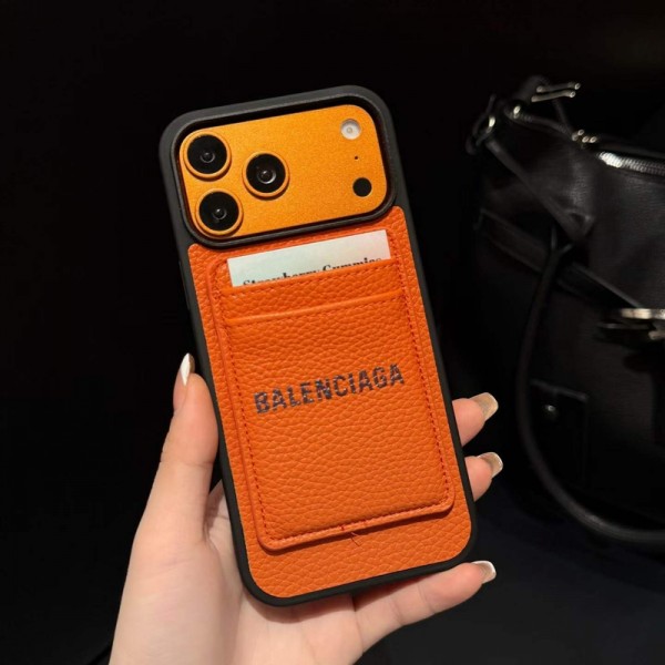 Balenciaga バレンシアガiphone 17Pro/16/14 pro/15 pro max 16 plus 17 17eカバー ストラップ付 カード入れiphone16 17 pro air 14 15 16 plus 17ケースカバースタンド付き韓国風セレブ愛用 iphone 17e 16 15 17 air アイフォン17 16 15 14 13pro maxケース ジャケットスマホケース コピーセレブ愛用全機種対応ハイブランドケース パロディ