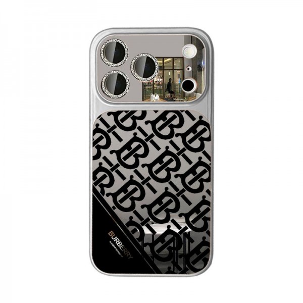 Burberry バーバリーブランドiphone 16 17 pro 15 plus 16 pro max 17eケースiphone 17Pro/16/14 pro/15 pro max 16 plus 17 17eカバー ストラップ付 カード入れセレブ愛用全機種対応ハイブランドケース パロディiphone17 air 16 15 14/13 pro max 17スマホケース コピー