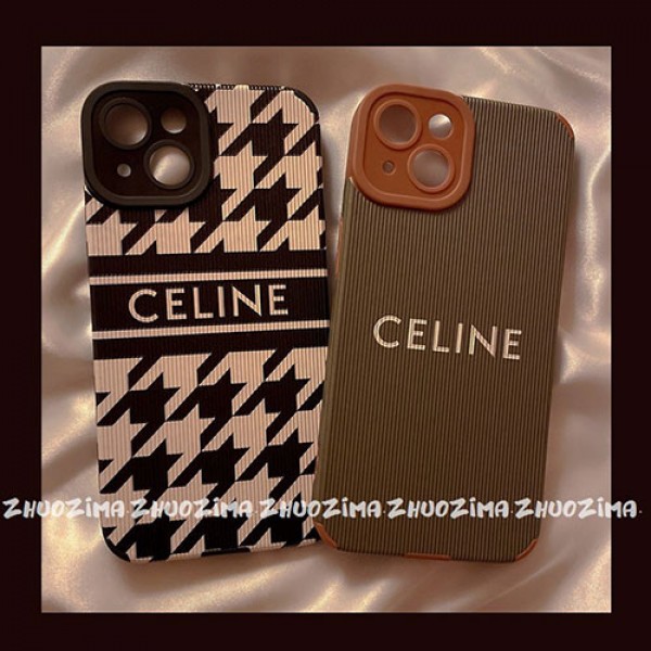 ブランドセリーヌ iphone 14 ブランドiphone13ケースカバー 派手 幾何学模様 celine iphone13Pro max/13Pro/13Case シリコン セリーヌアイフォン12プロ マックス/12プロ/12カバー 定番柄 男女兼用 大人ぽい