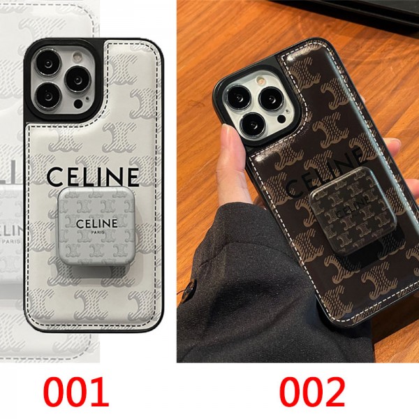 ハイブランドceline iphone14/13Pro max/13Pro/13/Se3携帯ケース レザー オシャレ 指紋防止 鏡付き アイフォン12プロ マックス/12プロ/12カバーブランドセリーヌ 高級感 レディース 皮革製品 華奢