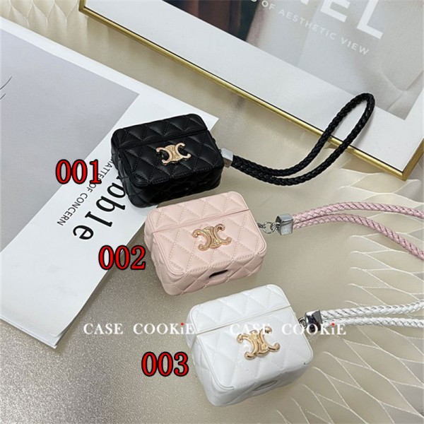 CELINE セリーヌハイブランド AirPods4 3 pro3 2ケースストラップ airpods4カバー 耐衝撃 エアーポッズ4プロ2ケース 激安 ブランド エアーポッズ4 プロ2 3/2/1ケースブランド AirPods 4/3 Pro2/proケース メンズレディーズ