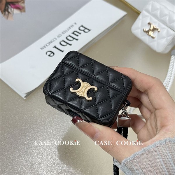 CELINE セリーヌハイブランド AirPods4 3 pro3 2ケースストラップ airpods4カバー 耐衝撃 エアーポッズ4プロ2ケース 激安 ブランド エアーポッズ4 プロ2 3/2/1ケースブランド AirPods 4/3 Pro2/proケース メンズレディーズ