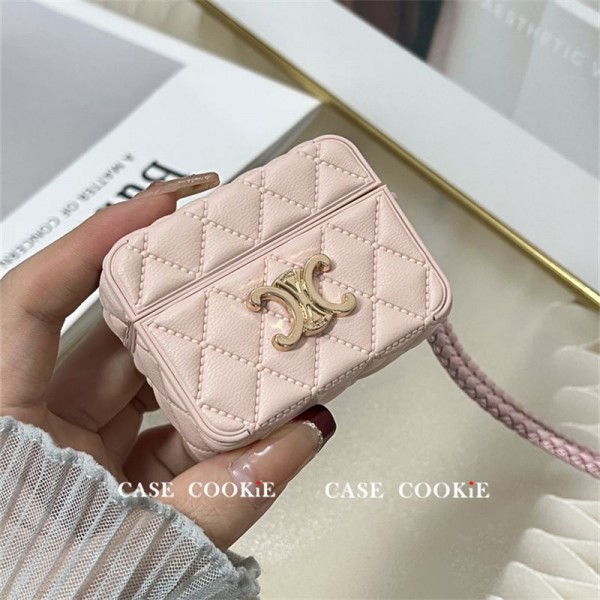 CELINE セリーヌハイブランド AirPods4 3 pro3 2ケースストラップ airpods4カバー 耐衝撃 エアーポッズ4プロ2ケース 激安 ブランド エアーポッズ4 プロ2 3/2/1ケースブランド AirPods 4/3 Pro2/proケース メンズレディーズ