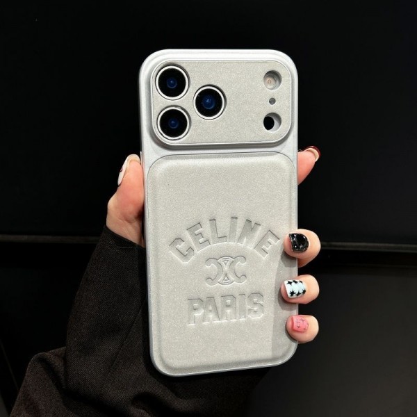 CELINE セリーヌハイブランド アイフォン16 plus15 14+ 16 17pro max カバーレディースメンズ激安iphone 17Pro/16/14 pro/15 pro max 16 plus カバー ストラップ付 カード入れ韓国風セレブ愛用 iphone 16 15 17 air アイフォン17 16 15 14 13pro maxケース ジャケットスマホケース コピーセレブ愛用全機種対応ハイブランドケース パロディ